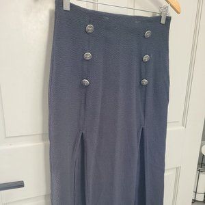Anthropolgie Navy Skirt